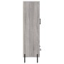 Credenza Grigio Sonoma 69,5x31x115 cm in Legno Multistrato