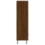 Credenza Rovere Marrone 69,5x31x115 cm in Legno Multistrato