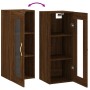 Mobile a Parete Rovere Marrone 34,5x34x90 cm