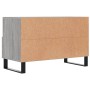 Mobile Porta TV Grigio Sonoma 80x36x50 cm in Legno Multistrato