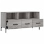 Mobile TV Grigio Sonoma 102x36x50 cm in Legno Multistrato