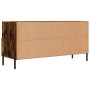 Mobile Porta TV Rovere Fumo 102x36x50 cm in Legno Multistrato