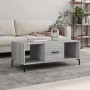 Tavolino da Salotto Grigio Sonoma 102x50x40cm Legno Multistrato