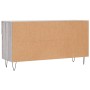 Panca Porta Scarpe Grigio Sonoma 102x35x55 cm Legno Multistrato