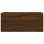 Mobile a Parete Rovere Marrone 80x36,5x35 cm Legno Multistrato