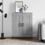 Credenza Grigio Sonoma 69,5x34x90 cm in Legno Multistrato