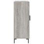 Credenza Grigio Sonoma 69,5x34x90 cm in Legno Multistrato