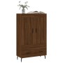 Credenza Rovere Marrone 69,5x31x115 cm in Legno Multistrato