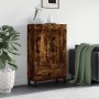 Credenza Rovere Fumo 69,5x31x115 cm in Legno Multistrato