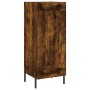 Credenza Rovere Fumo 34,5x34x90 cm in Legno Multistrato