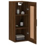 Mobile a Parete Rovere Marrone 34,5x34x90 cm Legno Multistrato