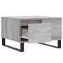 Tavolino Salotto Grigio Sonoma 55x55x36,5 cm Legno Multistrato