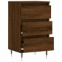 Credenza Rovere Marrone 40x35x70 cm in Legno Multistrato