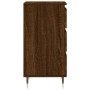 Credenza Rovere Marrone 40x35x70 cm in Legno Multistrato