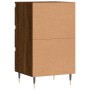 Credenza Rovere Marrone 40x35x70 cm in Legno Multistrato