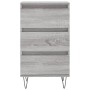 Credenza Grigio Sonoma 40x35x70 cm in Legno Multistrato