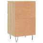 Credenza Rovere Sonoma 40x35x70 cm in Legno Multistrato