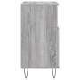 Credenza Grigio Sonoma 60x35x70 cm in Legno Multistrato