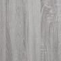 Mobile Porta Dischi Grigio Sonoma 100x38x48cm Legno Multistrato