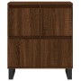 Credenza Rovere Marrone 60x35x70 cm in Legno Multistrato