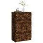 Credenza Rovere Fumo 60x35x98,5 cm in Legno Multistrato