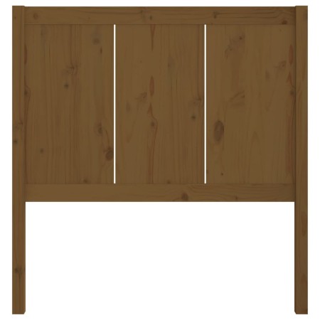 Testiera per Letto Miele 95,5x4x100cm in Legno Massello di Pino