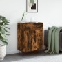 Credenza Rovere Fumo 69,5x34x90 cm in Legno Multistrato