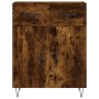 Credenza Rovere Fumo 69,5x34x90 cm in Legno Multistrato