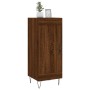 Credenza Rovere Marrone 34,5x34x90 cm in Legno Multistrato