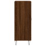 Credenza Rovere Marrone 34,5x34x90 cm in Legno Multistrato