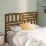 Testiera per Letto Miele 166x4x100 cm in Legno Massello di Pino