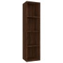 Libreria/Mobile TV Rovere Marrone 36x30x143cm Legno Multistrato