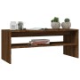 Tavolino Salotto Rovere Marrone 100x40x40 cm Legno Multistrato