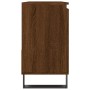 Armadietto Bagno Rovere Marrone 65x33x60cm in Legno Multistrato