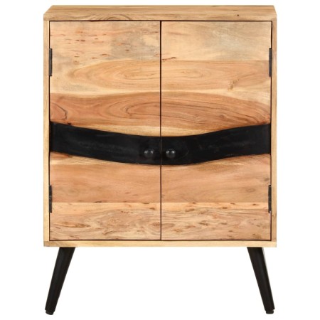 Credenza 57x34x75 cm in Legno Massello di Acacia