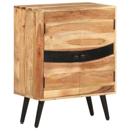 Credenza 57x34x75 cm in Legno Massello di Acacia