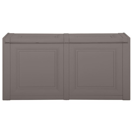 Baule per Cuscini Grigio 86x40x42 cm 85 L