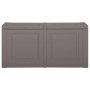 Baule per Cuscini Grigio 86x40x42 cm 85 L