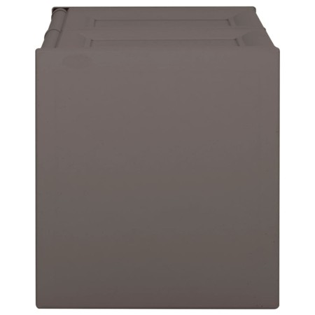 Baule per Cuscini Grigio 86x40x42 cm 85 L