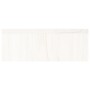 Supporto per Monitor Bianco 50x27x10 cm Legno Massello di Pino