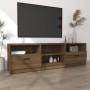 Mobile TV Rovere Marrone 150x33,5x45 cm in Legno Ingegnerizzato