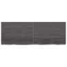 Ripiano Marrone Scuro 140x50x(2-6) cm Massello Rovere Trattato