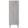 Credenza Grigio Sonoma 34,5x32,5x90 cm in Legno Multistrato