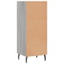 Credenza Grigio Sonoma 34,5x32,5x90 cm in Legno Multistrato