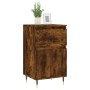 Credenza Rovere Fumo 40x35x70 cm in Legno Multistrato