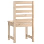 Sedie da Giardino 2pz 50x48x91,5 cm Legno Massello di Pino