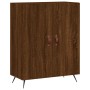 Credenza Rovere Marrone 69,5x34x90 cm in Legno Multistrato