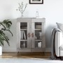 Credenza Grigio Sonoma 69,5x34x90 cm in Legno Multistrato