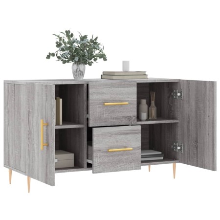 Credenza Grigio Sonoma 100x36x60 cm in Legno Multistrato