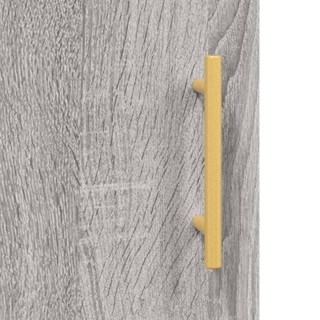 Credenza Grigio Sonoma 100x36x60 cm in Legno Multistrato